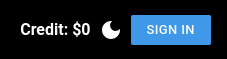 Dark Mode Moon Button