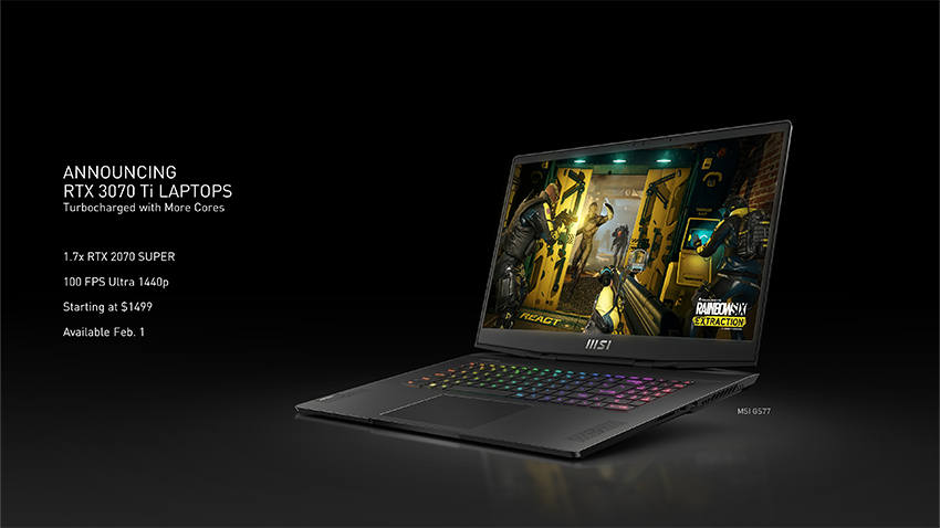 RTX 3070 LAPTOP GPU