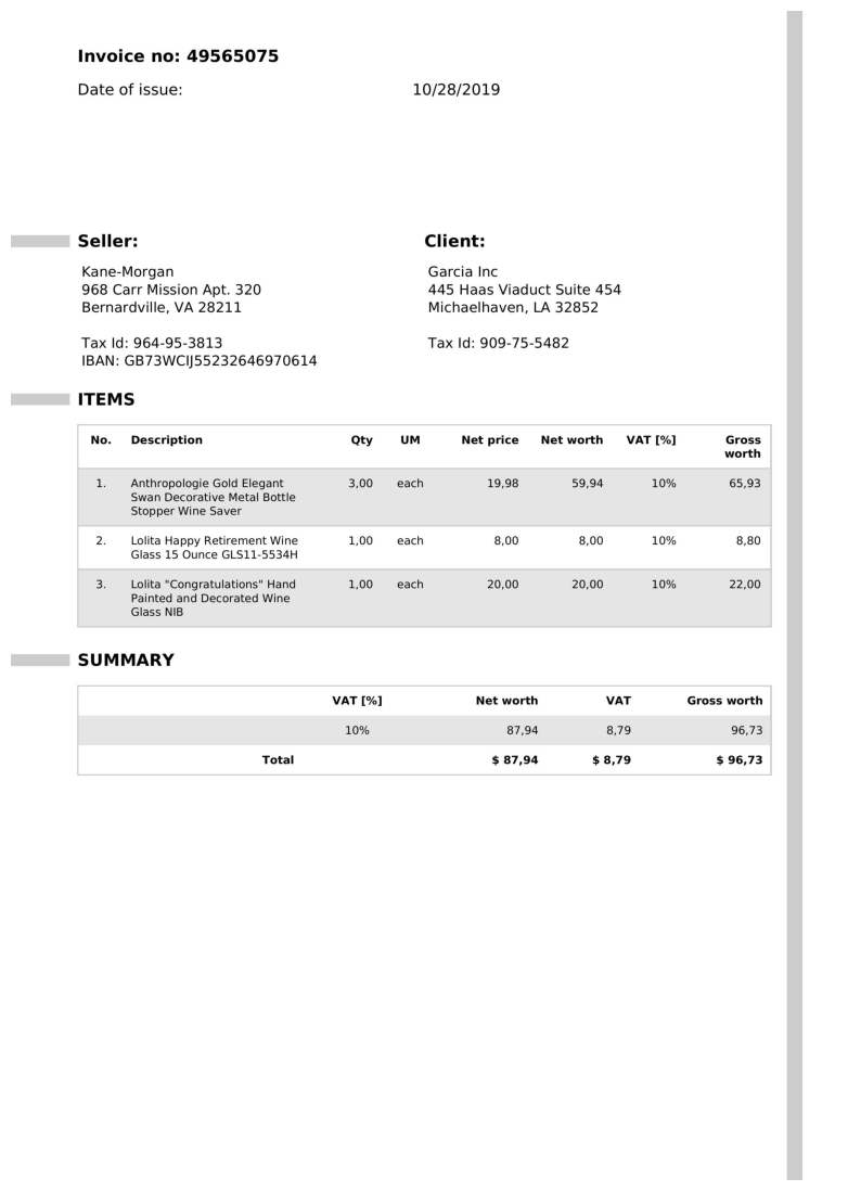 Invoice 3